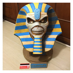 Busto Eddie Iron Maiden Powerslave Neca 50 Cm De Altura - Camuflado Toys