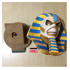 Busto Eddie Iron Maiden Powerslave Neca 50 Cm De Altura - Camuflado Toys