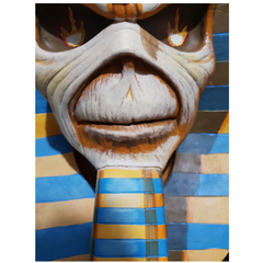 Imagem do Busto Eddie Iron Maiden Powerslave Neca 50 Cm De Altura