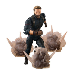Capitão America & Tamashii Effect - Infinity War - Bandai - Camuflado Toys