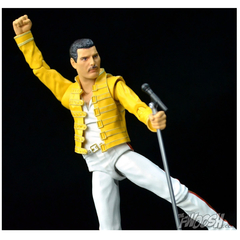 Imagem do Freddie Mercury Queen Original Bandai Sh Figuarts