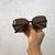 OCULOS SOL ACETATO MARROM QUADRADO