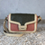 BOLSA AREZZO ROSA VERDE BEGE TIRACOLO