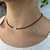 CHOCKER JASPE VERMELHO PEROLA MINI - comprar online