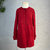 SOBRETUDO VERMELHO SUEDE