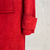 SOBRETUDO VERMELHO SUEDE - Compritchas Brechó