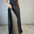 Imagem do VESTIDO PRETO BORDADO PLISSADO