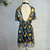VESTIDO AZUL AMARELO na internet