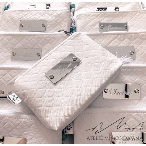 Nécessaire Carteira com Acrílico (Fundo Quadrado)