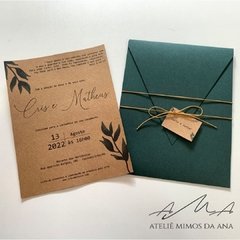 Convite Cris & Matheus - Mínimo 50 und - comprar online