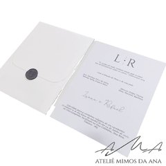 Convite Luana & Rafael - Mínimo 50 und