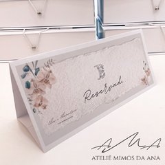 Placa Reservado Elis & Flamarion