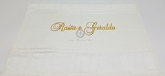 Toalha de Mão Bordada com Nomes - Ateliê Mimos da Ana