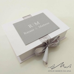 Caixa Rayane & Matheus - 15 x 20 x 5 - Branco - comprar online