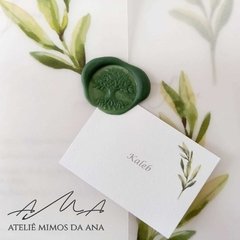 Convite Sunamita & Luiz Felipe - Mínimo 50 und - Ateliê Mimos da Ana
