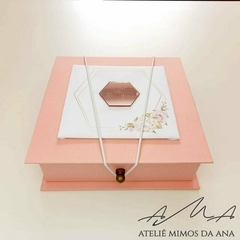 Caixa Eden & Ana Paula - 20 x 20 x 5 - Rosa Fidji - comprar online