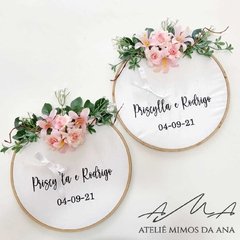 Porta Alianças Bastidor Florido - comprar online