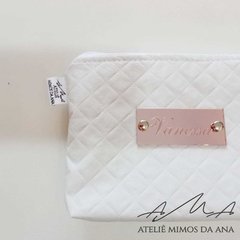 Nécessaire Carteira com Acrílico (Fundo Quadrado) - Ateliê Mimos da Ana