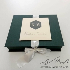 Caixa Kenya & Wilian - 20 x 25 x 5 - Verde Santiago - comprar online
