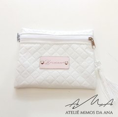 Nécessaire Carteira com Acrílico - Ateliê Mimos da Ana