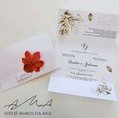 Convite Scarlet & Julierme - Mínimo 50 und - comprar online