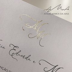 Convite Maria Eduarda & Marco - Mínimo 50 und - comprar online