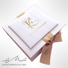 Caixa Lívia & Fernando - 15 x 15 x 5 - Branco - comprar online