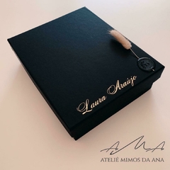 Caixa Laura - 20 x 25 x 8 - Preto - comprar online