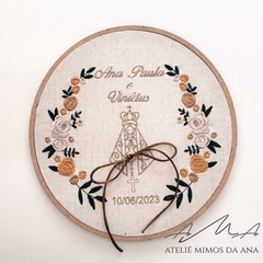 Porta Alianças Bastidor Ana Paula e Vinicius - comprar online