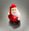 Argola Porta Guardanapo de Porcelana Natal Papai Noel - OUTLET