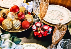 Centro de Mesa Dourado - Mais Vida e Decor