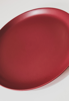 Prato Raso Vermelho Escuro Sofisticate - OUTLET - comprar online