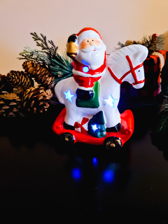 Enfeite de Natal Papai Noel de Led 14cm - Mais Vida e Decor