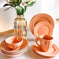 Prato Sobremesa Colours Rosa Antigo - loja online