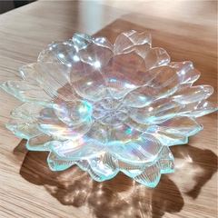 Conjunto Bowl de Vidro Flor Furta Cor 6 peças