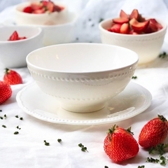 Bowl de Porcelana Pearl Branco - comprar online