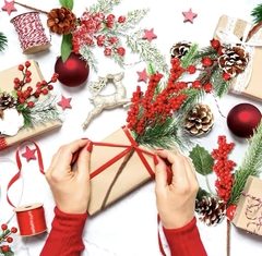 Imagem do Enfeite Galho Decorativo de Natal Pick Candy Flower