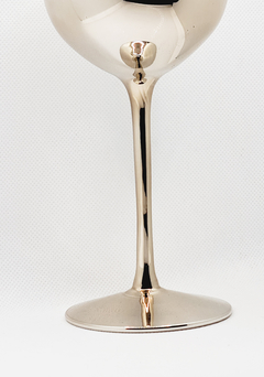 Jogo de Taça de Vinho com Degrade Metálico 4 peças - Mais Vida e Decor