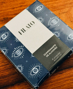 Kit de Guardanapos de Tecido Olho Grego 4 peças na internet