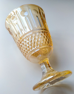 Taça Bico de Jaca Âmbar Metalizada - comprar online