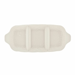 Petisqueira de porcelana com 3 divisões Butterfly Flower na internet