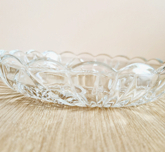 Prato Petisqueira de Cristal Dragon Lyor - Mais Vida e Decor