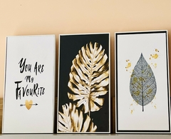 Quadro Decorativo com Moldura Branca