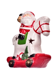 Imagem do Enfeite de Natal Papai Noel de Led 14cm