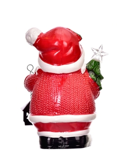 Enfeite de Natal Papai Noel de Led 22cm