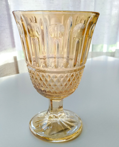 Taça Bico de Jaca Âmbar Metalizada
