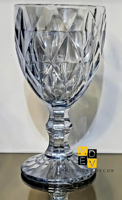 Taça Diamond Azul Luster Metalizada 300ml na internet