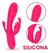 Imagen de Vibrador Consolador Triple Femenino Rabbit Punto G Usb