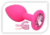 Plug Anal Silicona Con Joya Talla S - comprar online