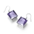 Brinco em Ouro Branco com Pedra Ametista - buy online